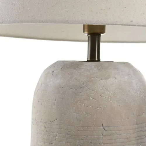 Lámpara de mesa de cemento gris 50X50X65