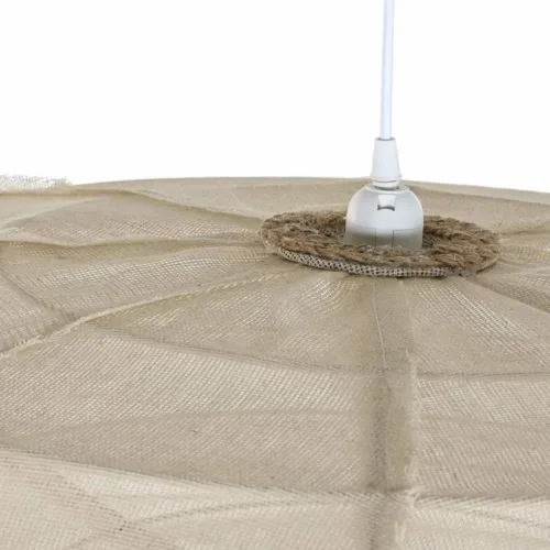 Lámpara de techo de lino y cuerda 80X80X20