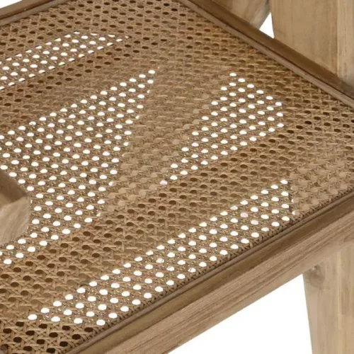 SILLA TECA RATAN 58X56X82 NATURAL