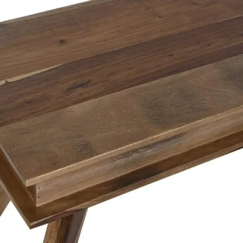 Mesa de centro de sheesham 140X40X45