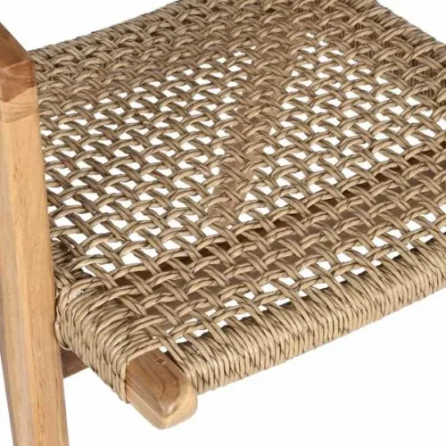 SILLA TECA RATAN SINTETICO 55X60X85 NATURAL