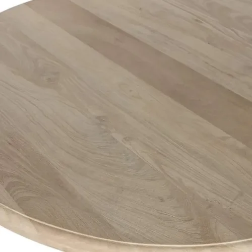 Mesa redonda de comedor de mango 150X150X76