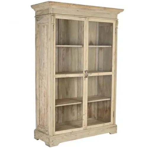 Vitrina de madera reciclada 130X55X209