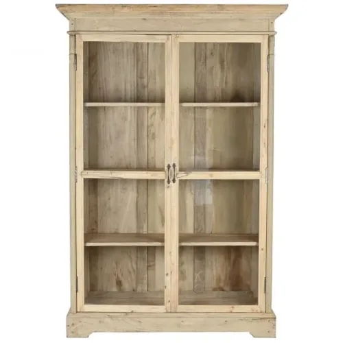 Vitrina de madera reciclada 130X55X209