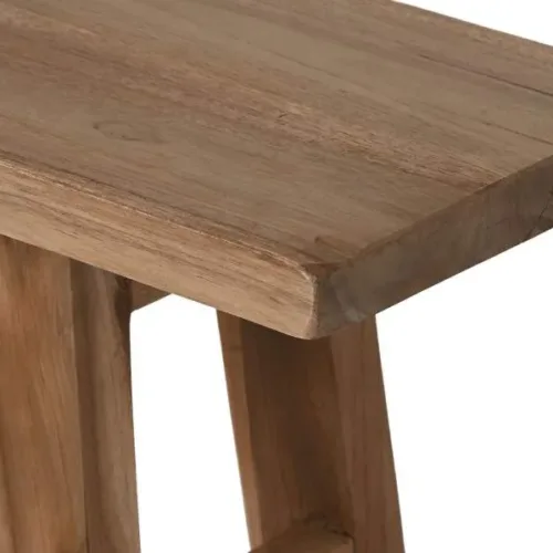 Banco de teca maciza 120X20X50