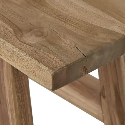 Consola de teca y mesita auxiliar