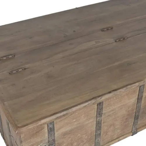 Mesa de centro de teca pieza única 158X85X54