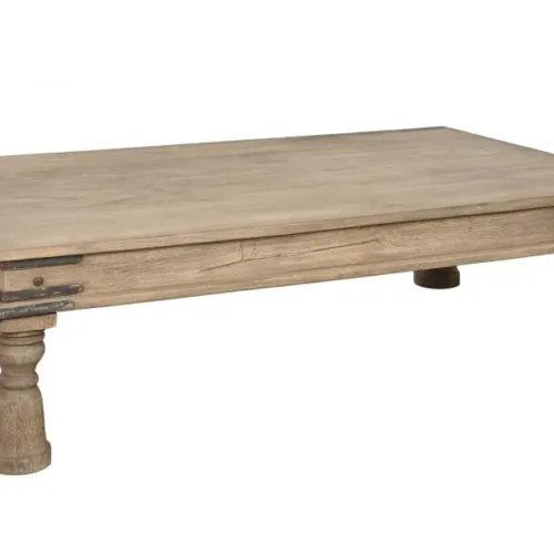 Mesa de centro de madera pieza única 170X107X45