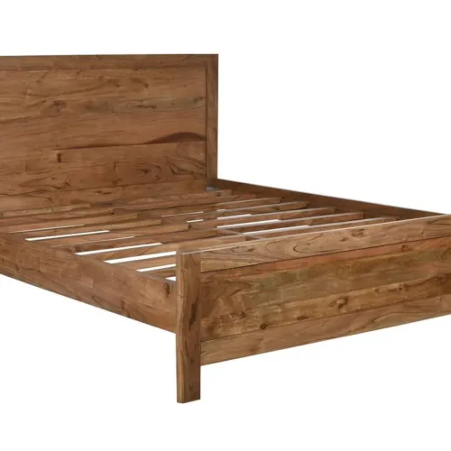Cama de madera de acacia 165X205X100