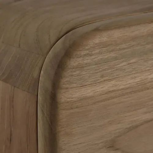 Mesita de noche flotante de teca 50X40X17