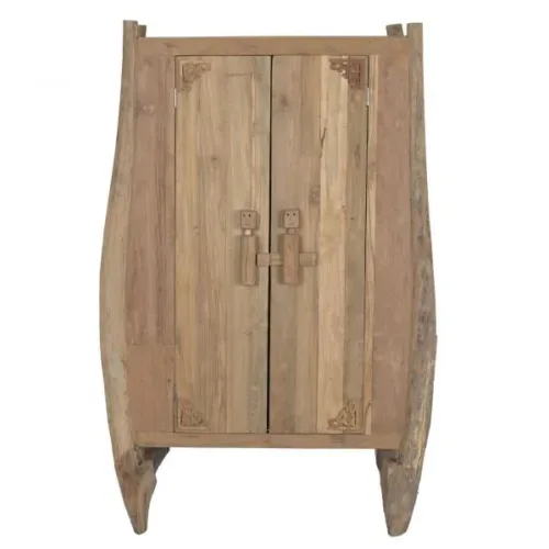 Armario de teca tallado 105X58X168