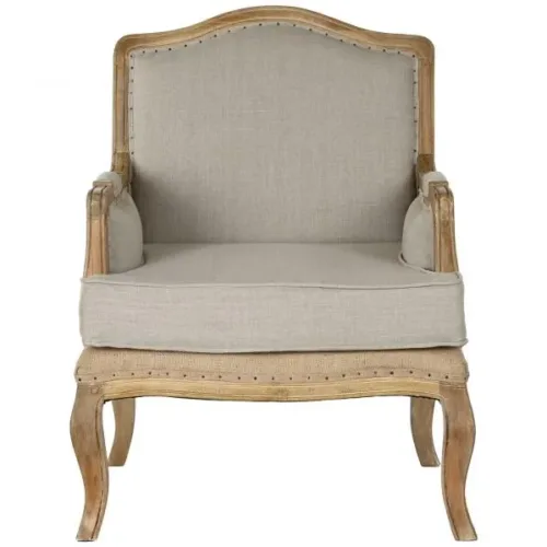 BUTACA MANGO LINO 72X80X95 TALLADA DECAPE BEIGE