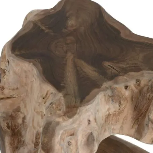 Mesita auxiliar de teca 35X35X40