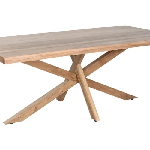 Mesa de comedor de acacia 200X100X78