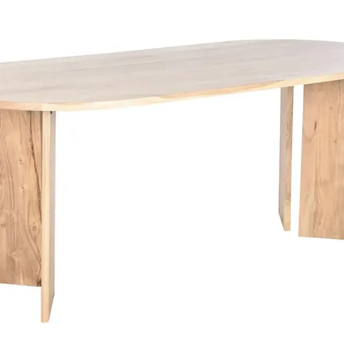 Mesa de comedor de acacia 200X90X76