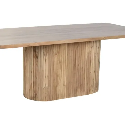 Mesa de comedor de acacia 200X100X76