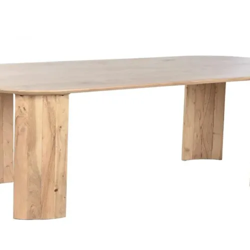 Mesa de comedor de acacia 240X100X75