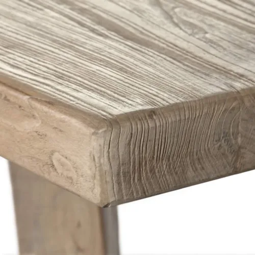 Mesa de comedor de olmo macizo 240X100X76