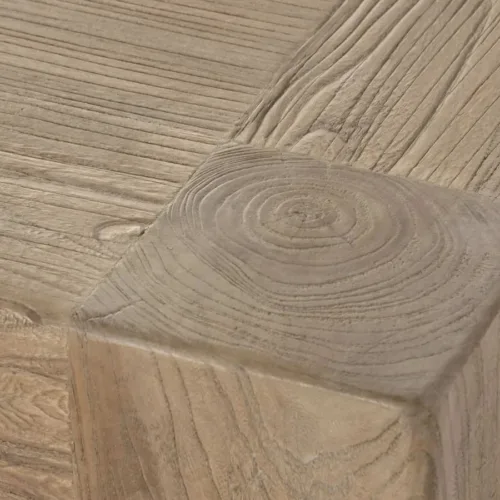 Mesa de centro de olmo macizo 140X70X42