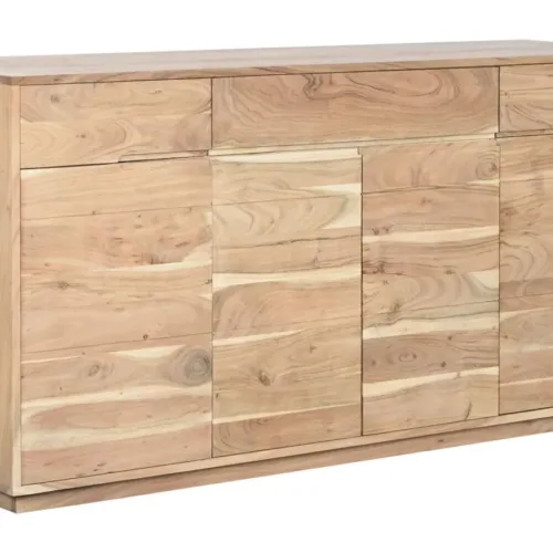 Aparador de madera reciclada natural 160X40X81