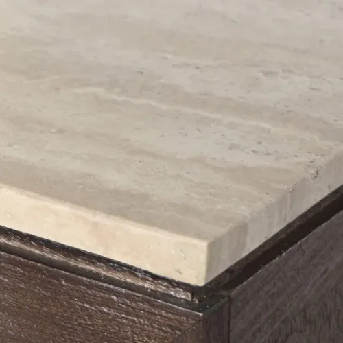 Buffet mango y mármol travertino 180X40X85