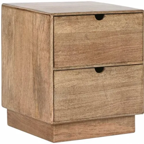 Mesita de noche de mango 40X32X46,5