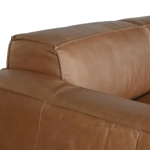 Sofá de piel de 3 plazas