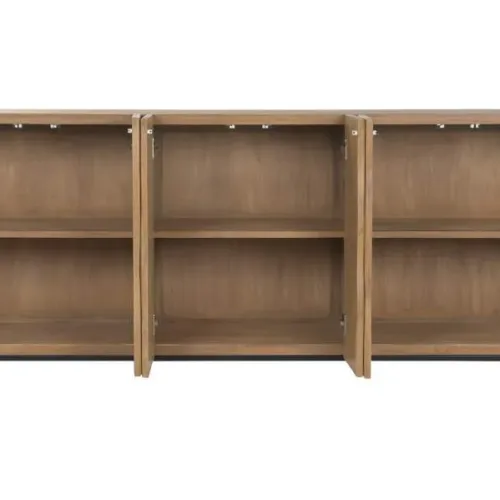 BUFFET TECA METAL 180X40X85 NATURAL NATURAL