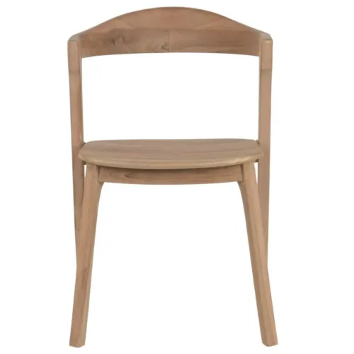 SILLA TECA 53X60X79 MARRON