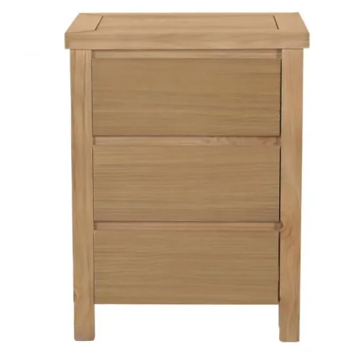 Mesita de noche de madera de pino 50X40X66