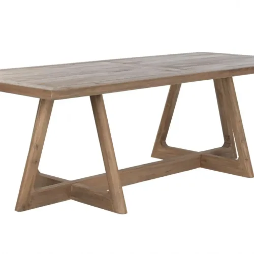 Mesa de comedor de teca reciclada 240X100X76