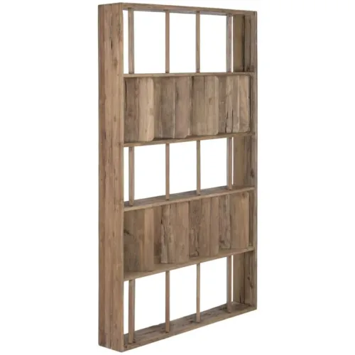 Estantería de teca reciclada 124X20X210