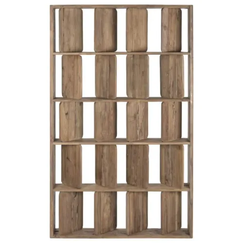 Estantería de teca reciclada 124X20X210