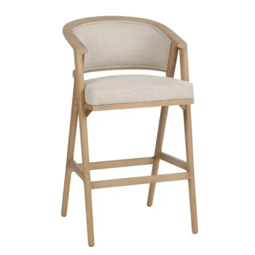 Taburete de madera de fresno 57X55X102,5