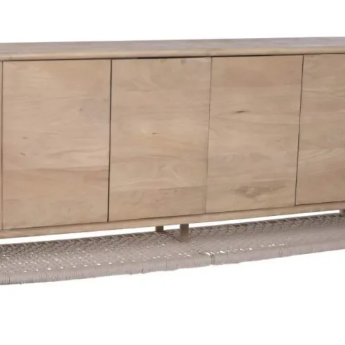 Buffet de acacia y cuerda 170X40X80