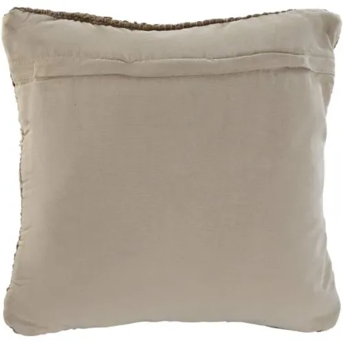 Cojín de yute y lana 45X45