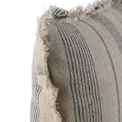 Cojín lino con rayas 50X50