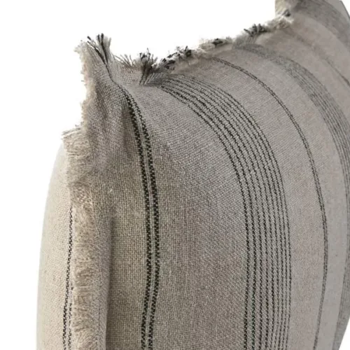 Cojín lino con rayas 60X40