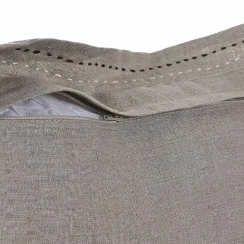 Cojín de lino con pespunte 50X50