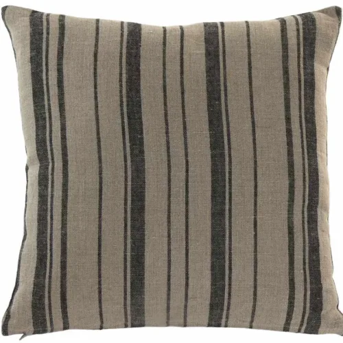 Cojín lino de rayas 50X50