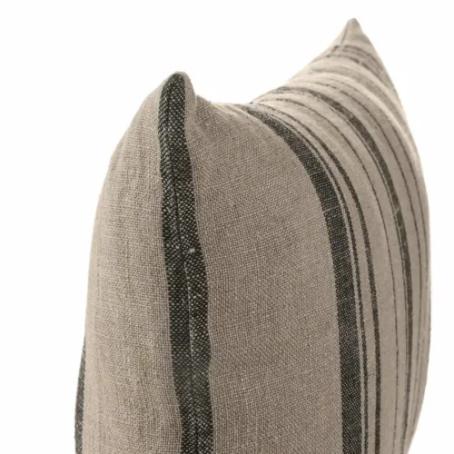 Cojín lino de rayas 60X40