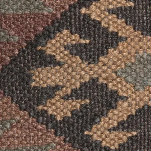 Cojín kilim de lana y yute 45X45