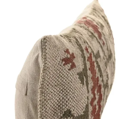 Cojín kilim de lana y yute beige 30X85 600