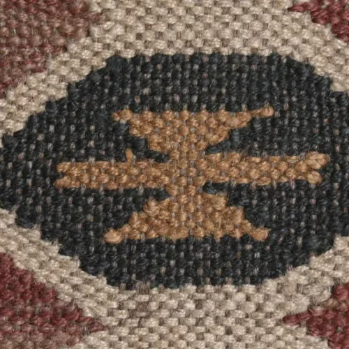 Cojín kilim de lana y yute 40X60