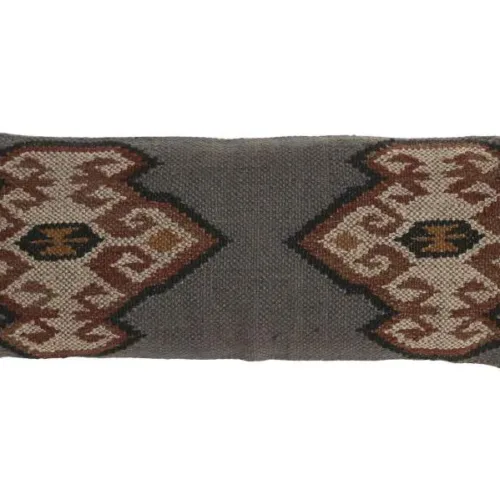 Cojín kilim de lana y yute 30X85