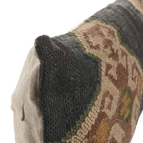Cojín kilim de lana y yute 30X85