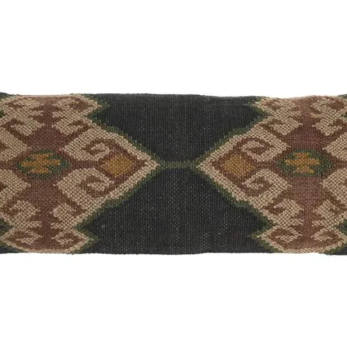 Cojín kilim de lana y yute 30X85
