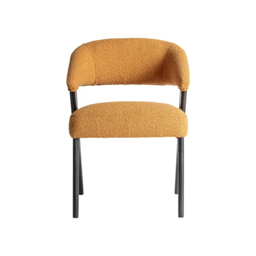 Silla mostaza de roble Veney