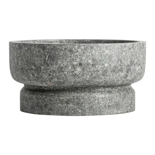 Centro de mesa de mármol gris Basu