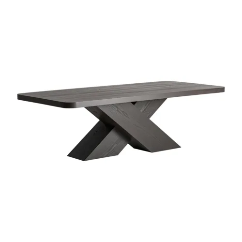 Mesa de comedor de roble negra Yvore 240 cm